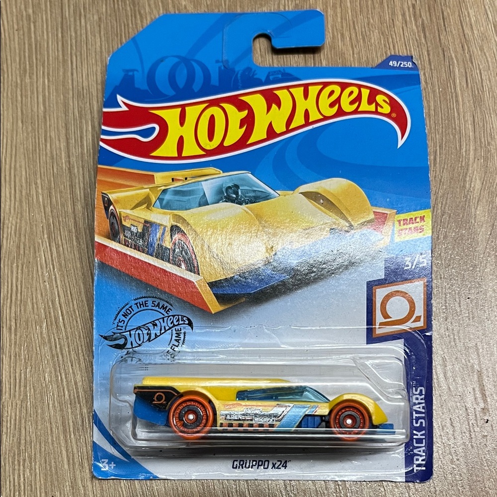 Hot Wheels Gruppo X24 Yellow and Blue Toy Car